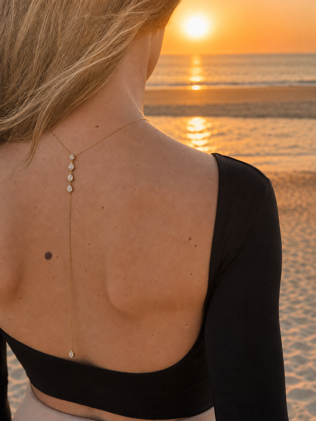 Collier de dos Gouttes d'Or